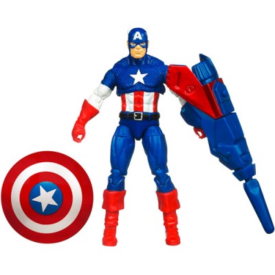 Comic Series Heavy Artillery Captain America Action Figure   070049870